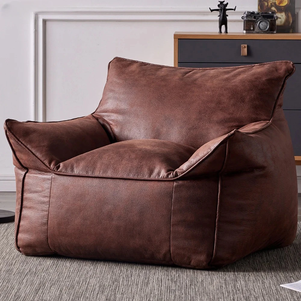 Faux Leather Beanbag