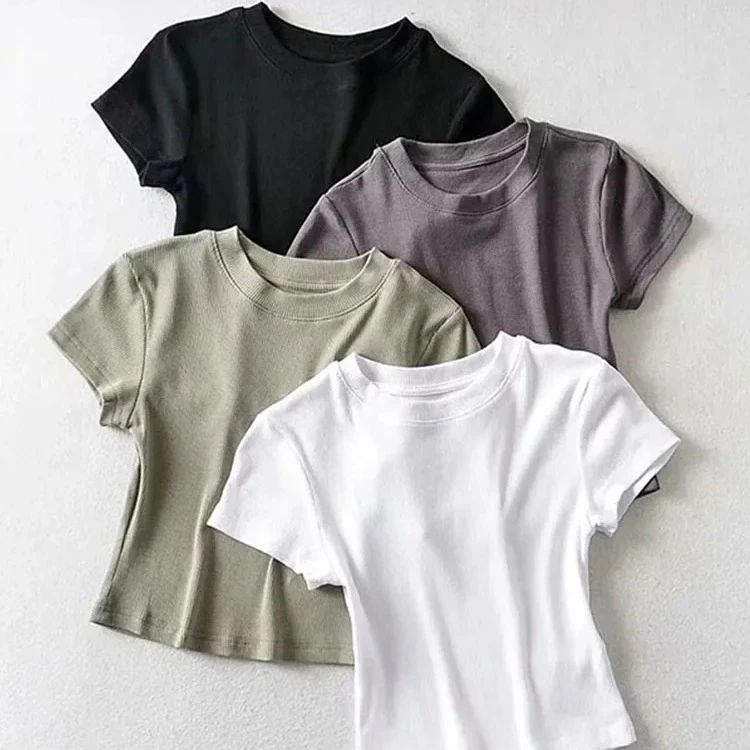 Stretchy Crop Tee