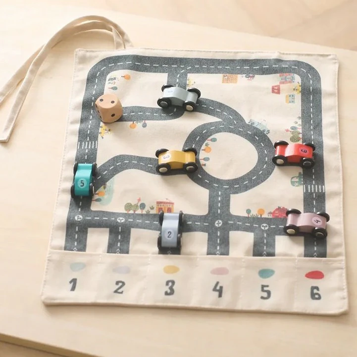Roll Up Toy Car Mat