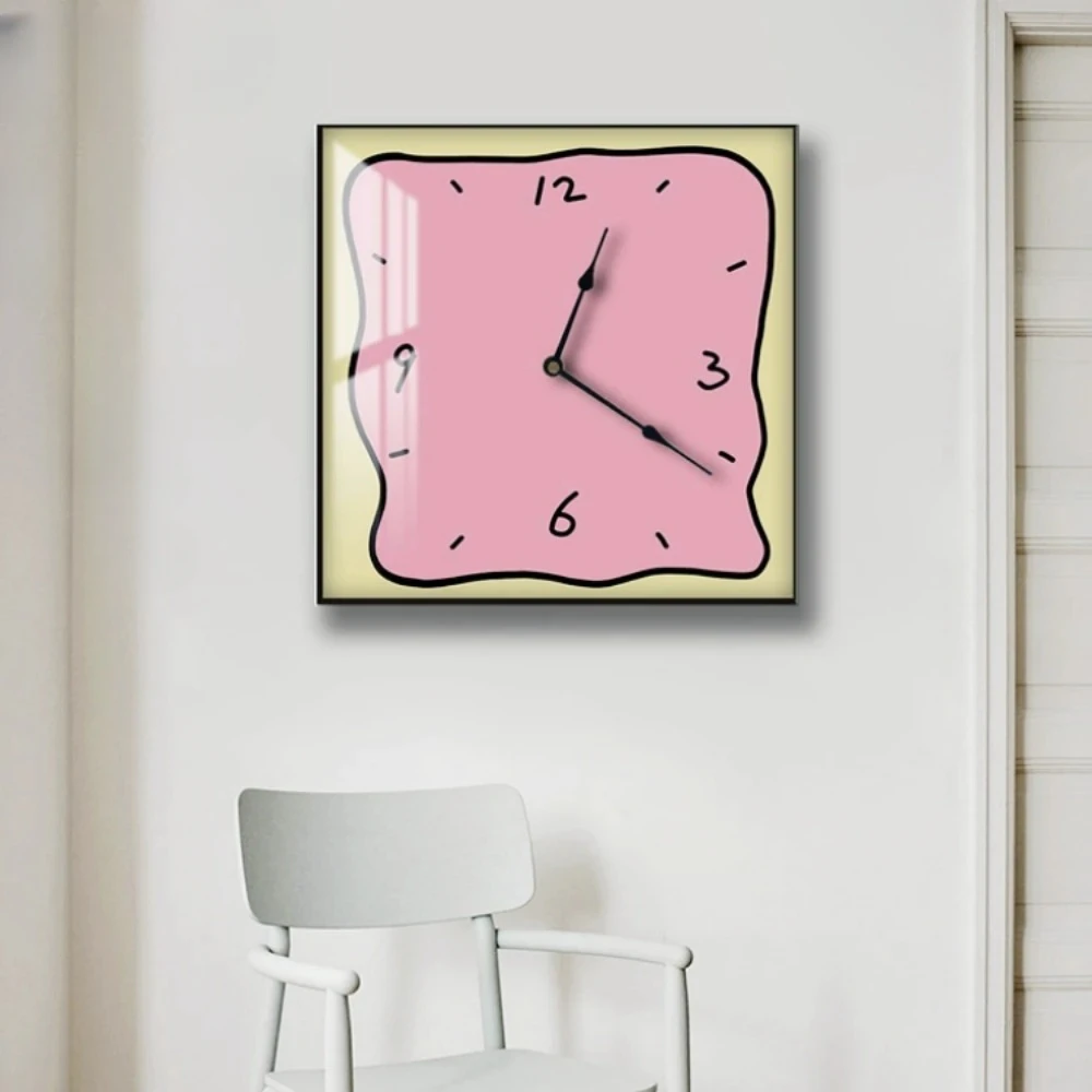 Square Cartoon Clock