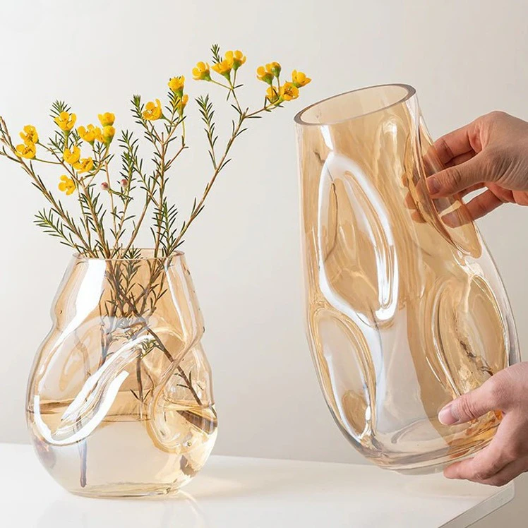 Irregular Shape Glass Vase