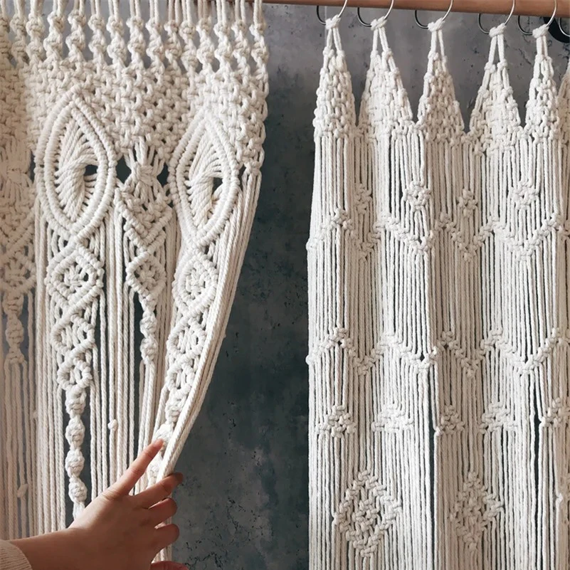 Macrame Door Curtain
