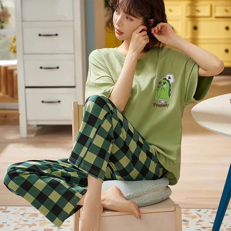 Cotton Cartoon Pyjama Set