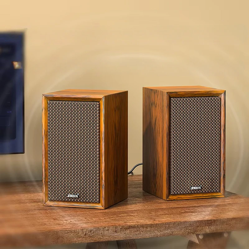 Wooden Desktop Speakers