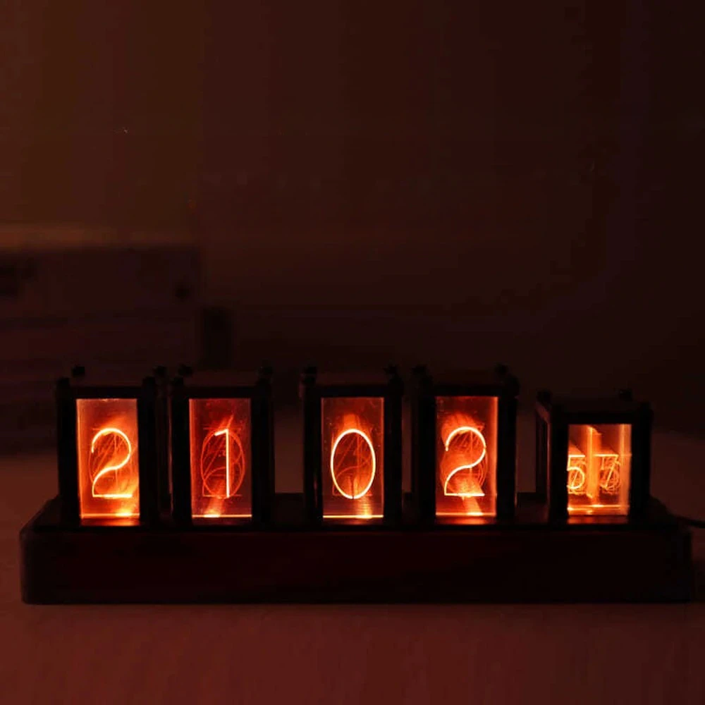 Wood Tube Clock