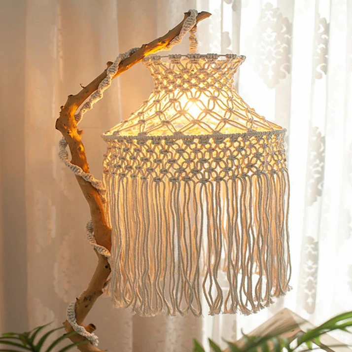 Bohemian Macramé Lampshade