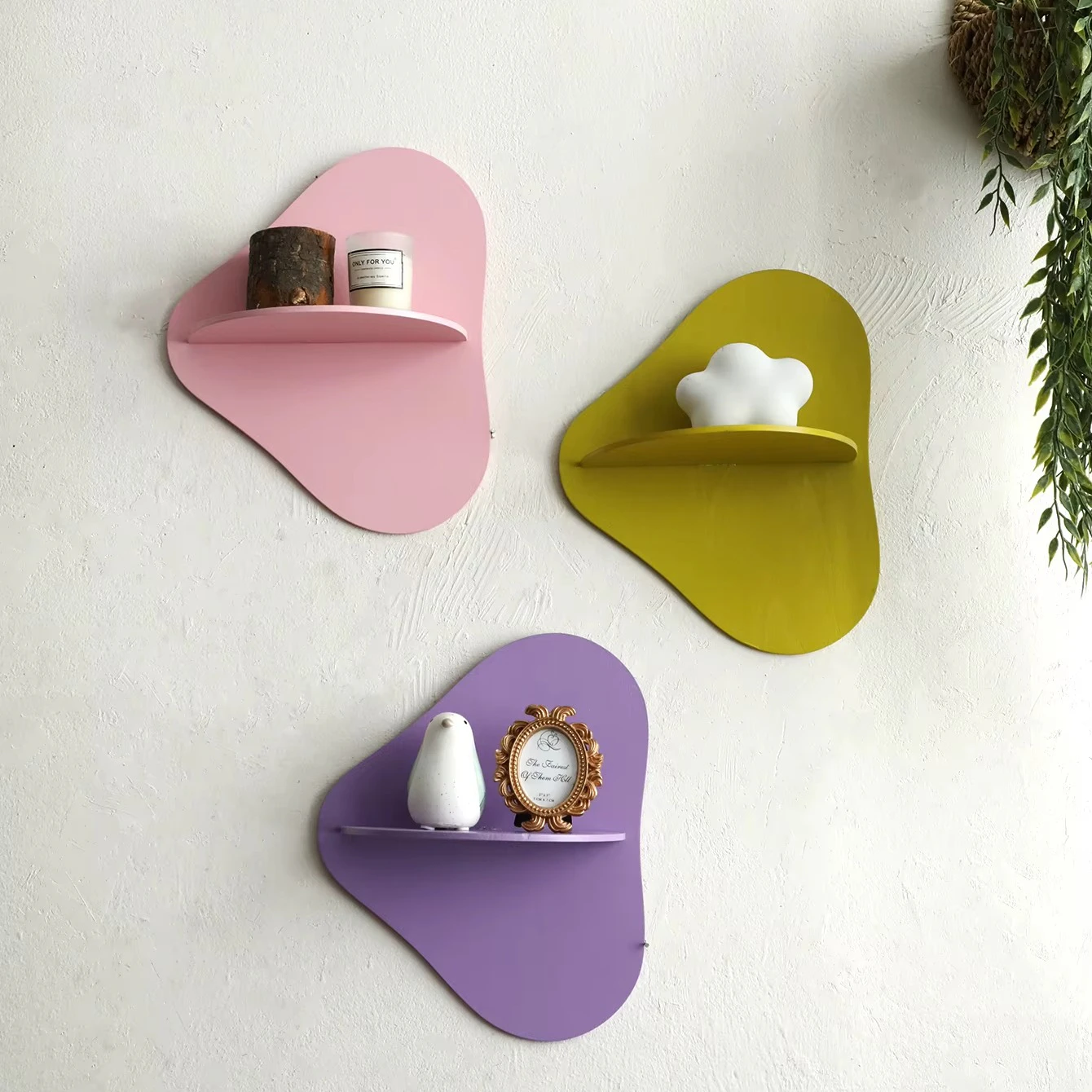 Colorful Floating Shelf