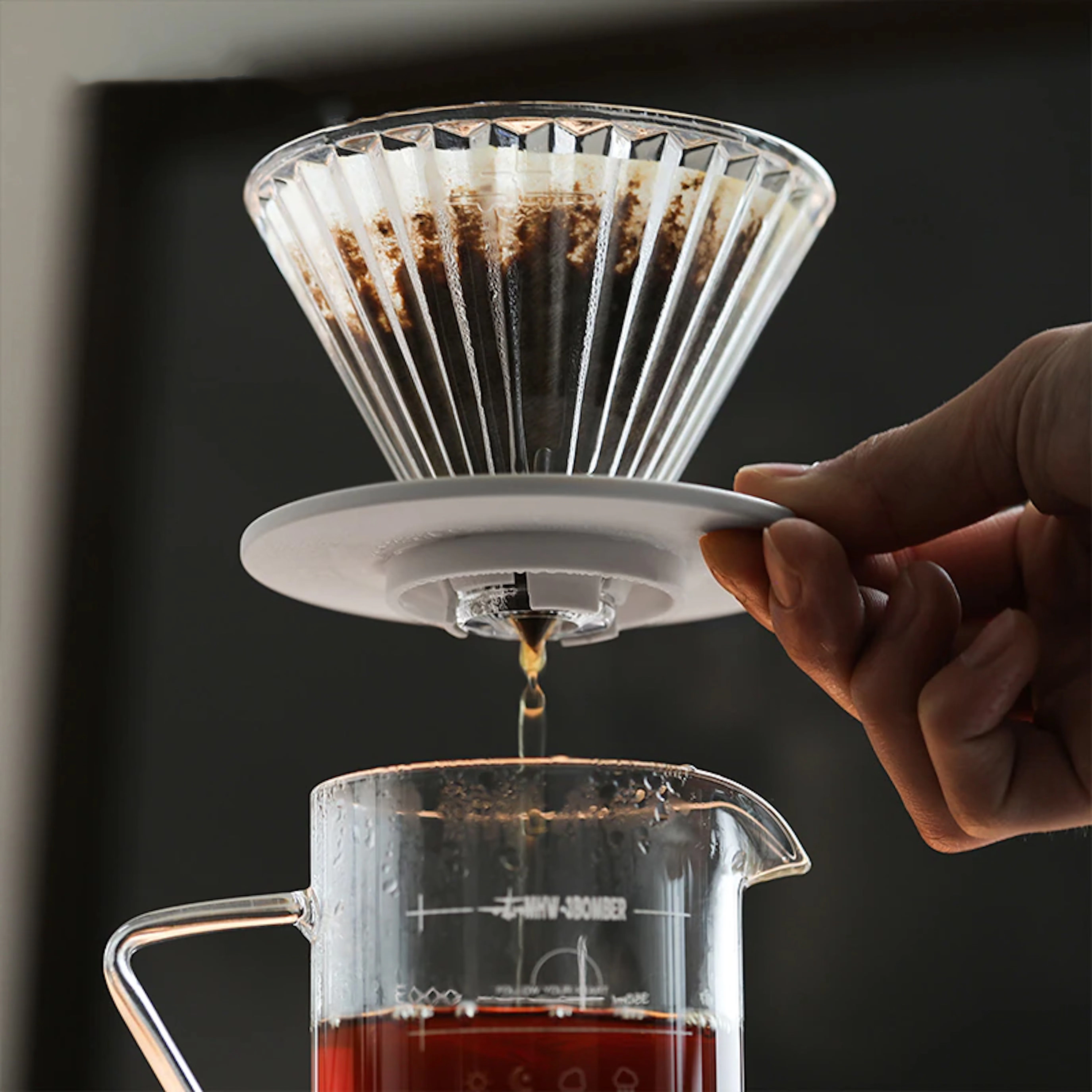 Glass Pourover Coffee Dripper