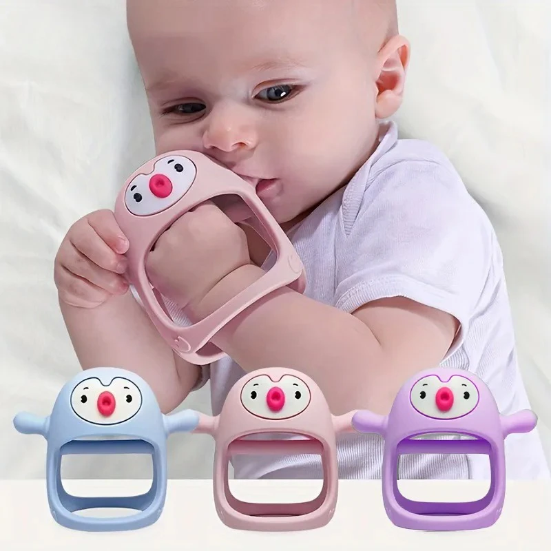 Silicone Teething Penguin