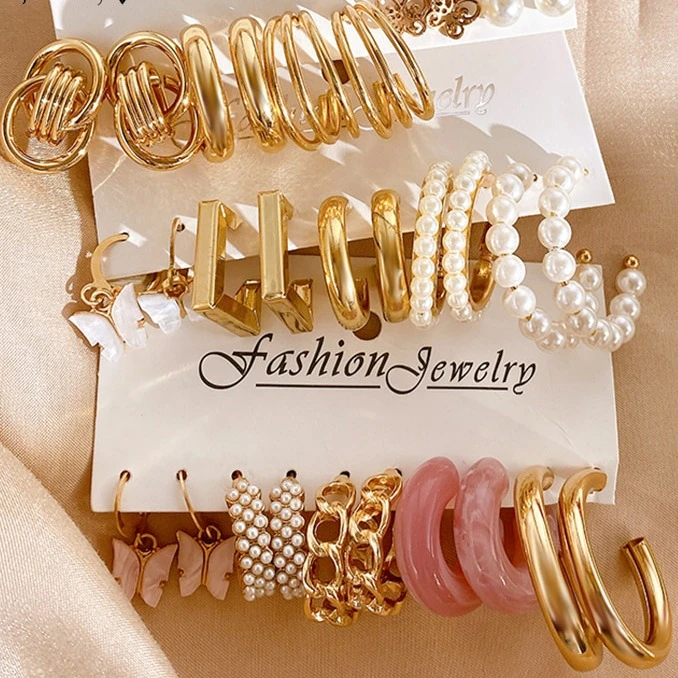 Mini Hooped Earrings Set