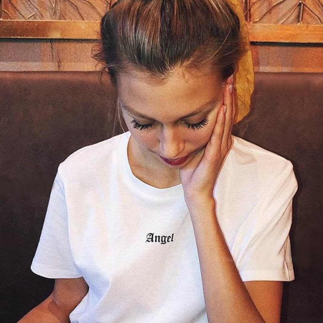 Simple Angel Print Tee