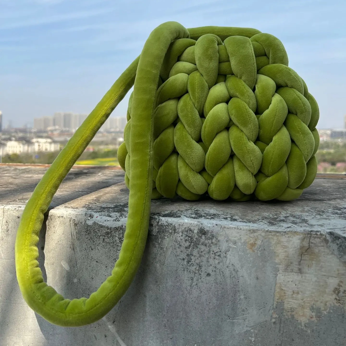 Chunky Knit Purse
