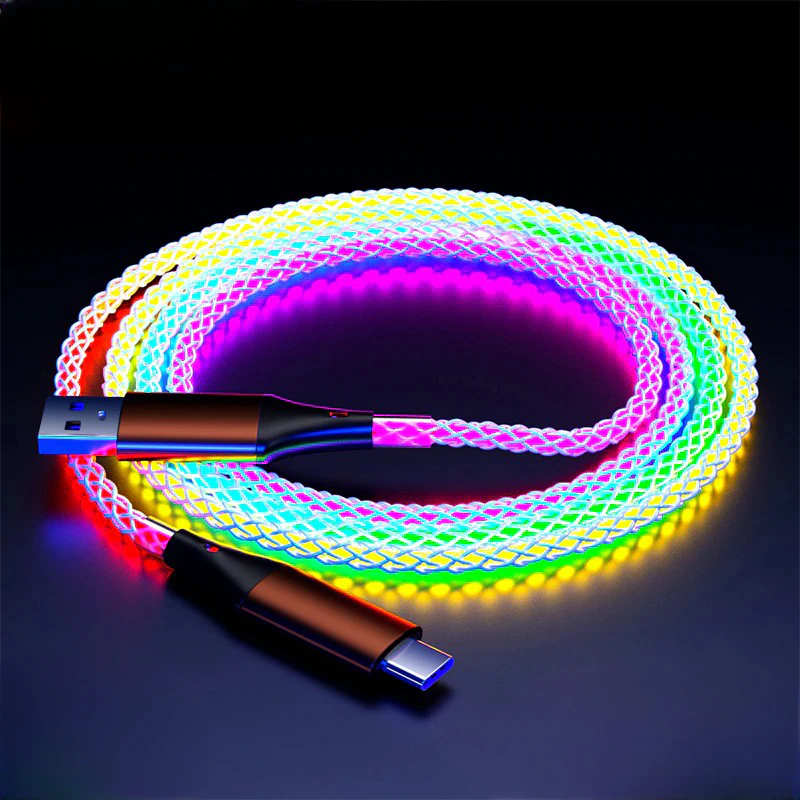 RGB USB C Fast Charging Cable