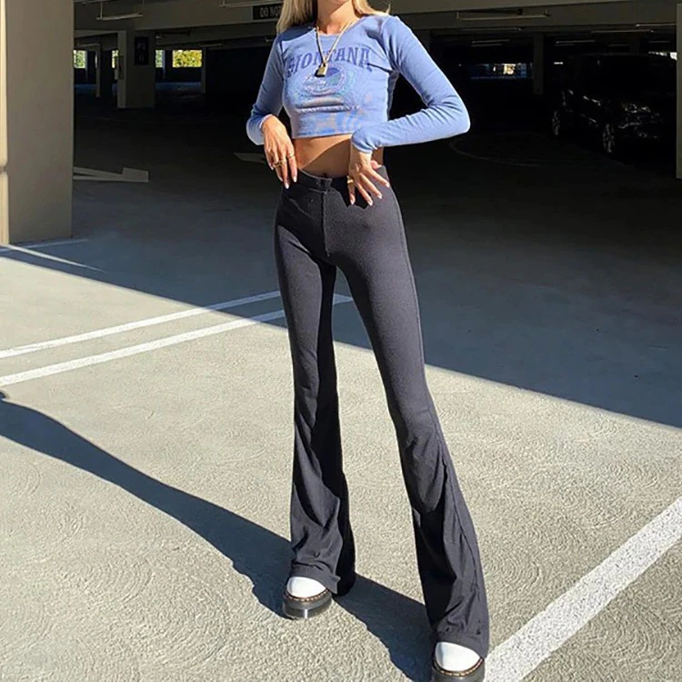 High Waist Flare Pants