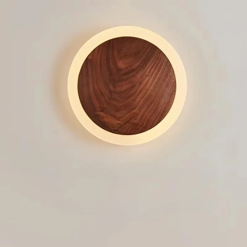 Walnut Wood Sconce