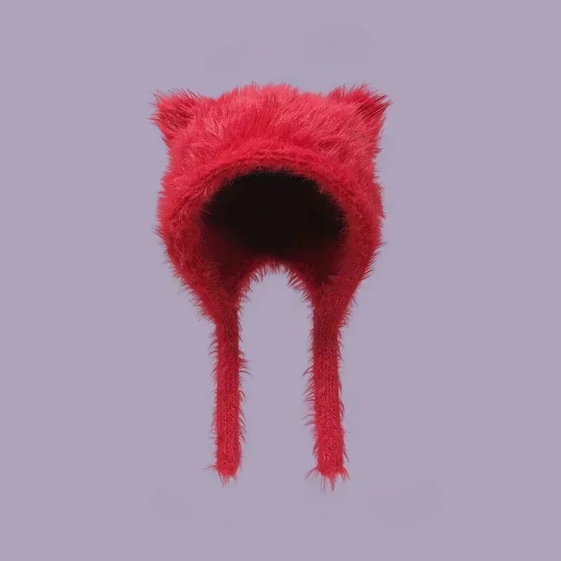 Plush Cat Beanie