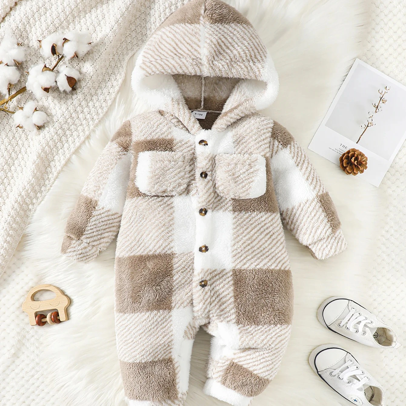 Cozy Plaid Onesie