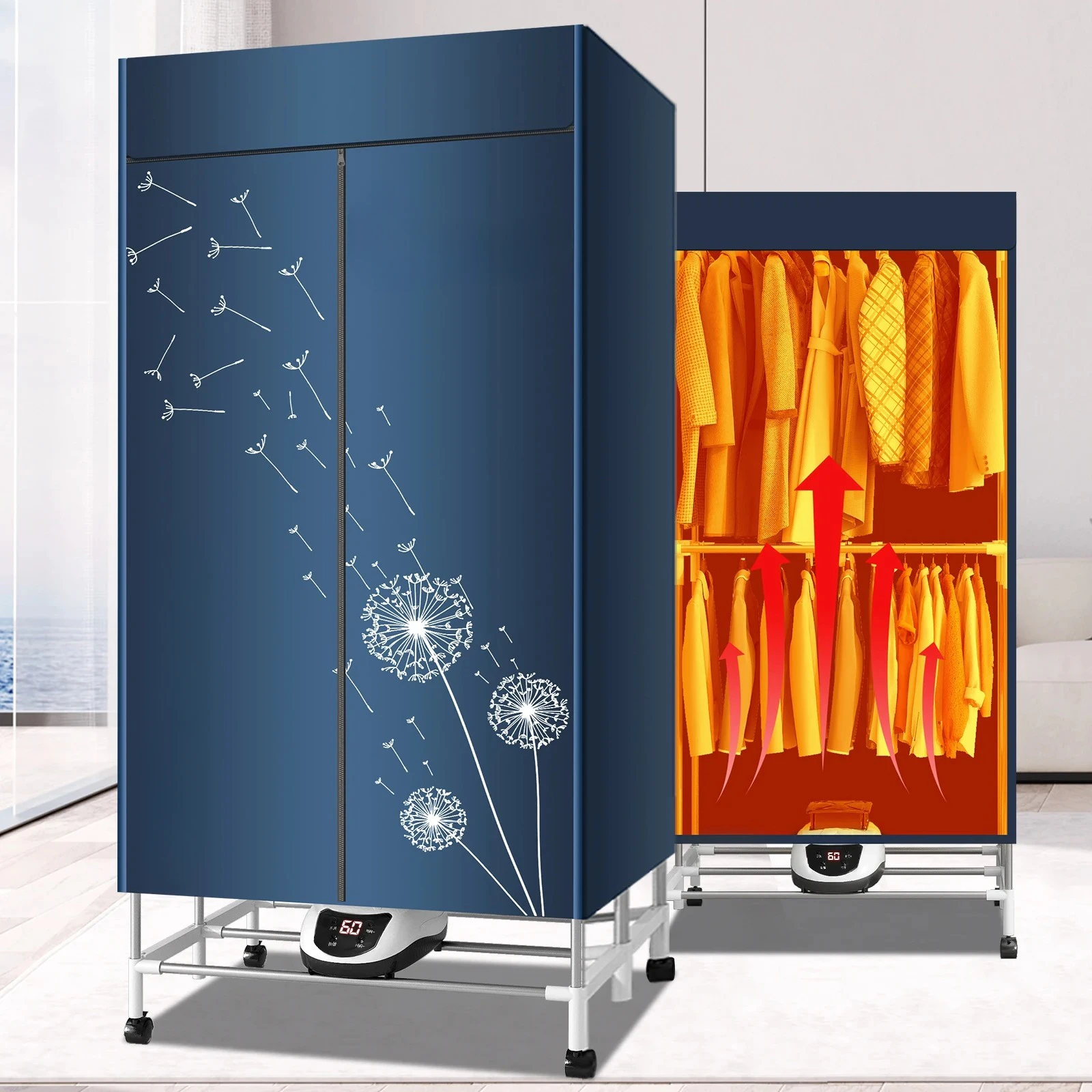Portable Heated Clothes Dryer