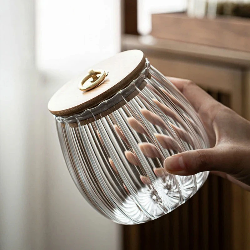 Clear Glass Canister