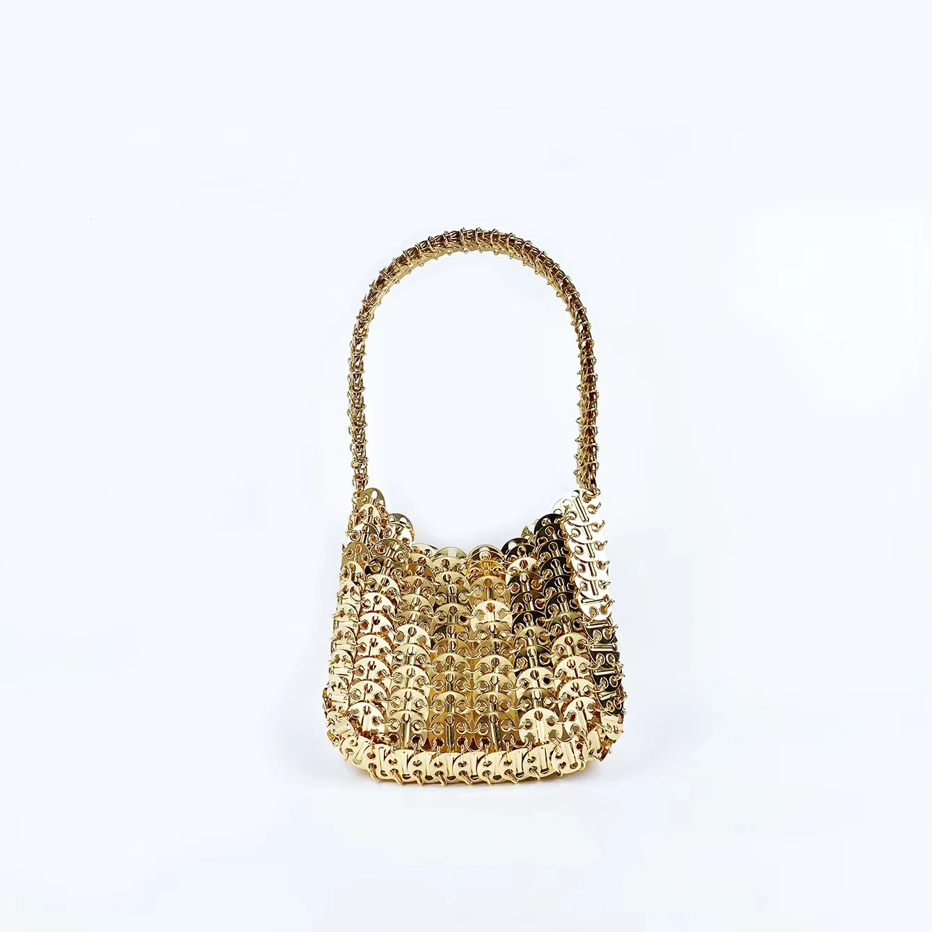 Sequined Gold Bag