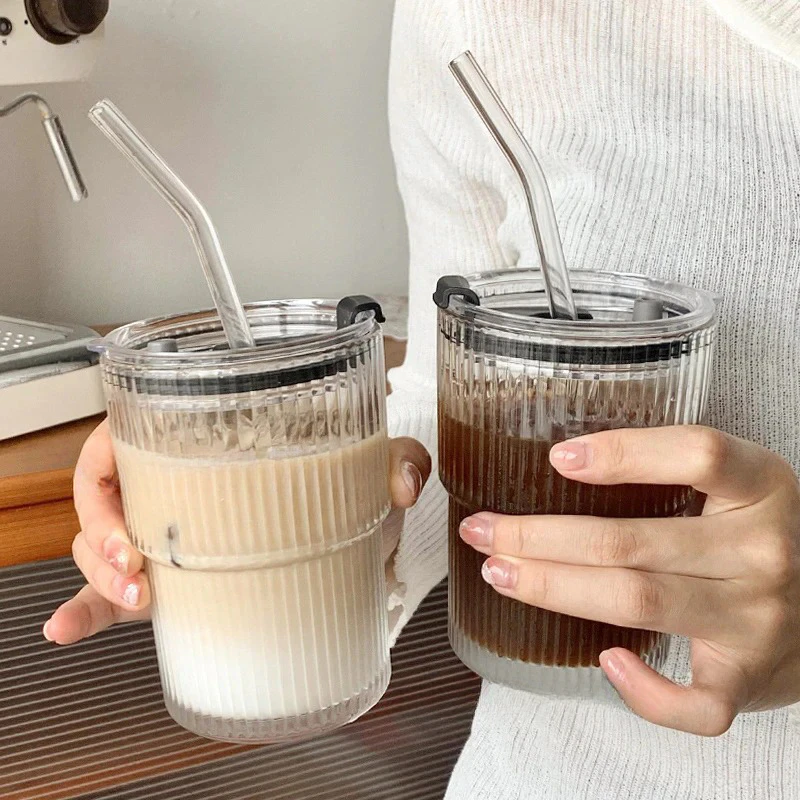 Ribbed Glass Keep Cup