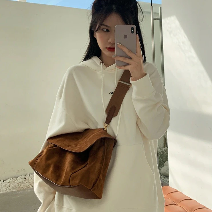 PU Leather Messenger Bag