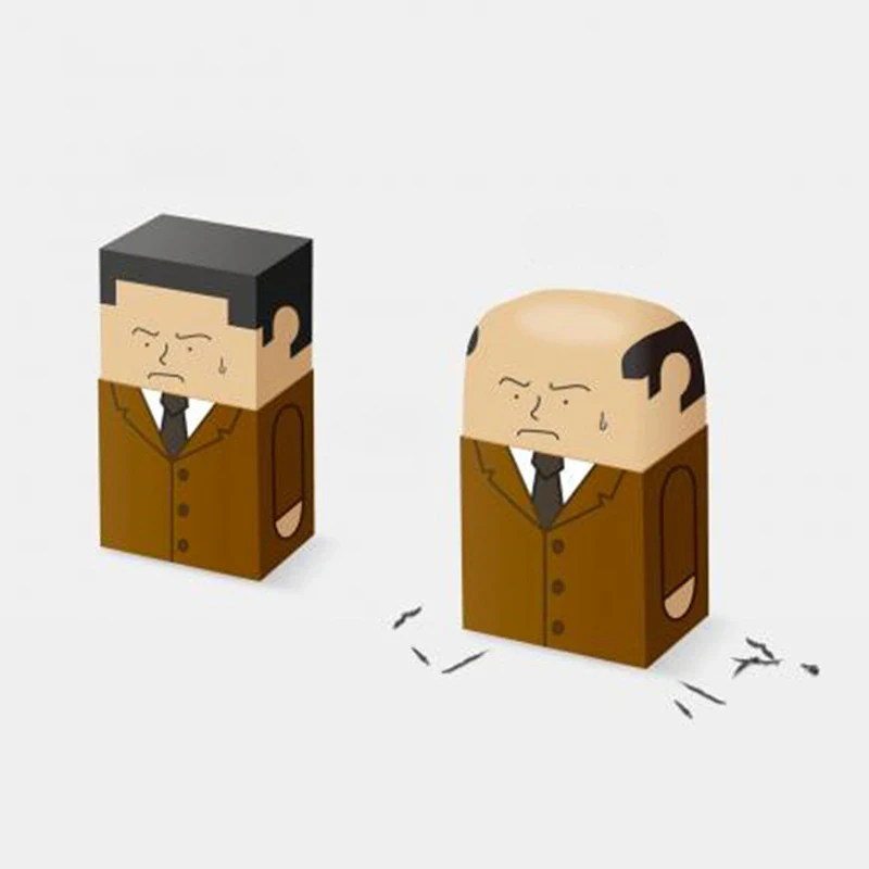 Novelty Balding Eraser