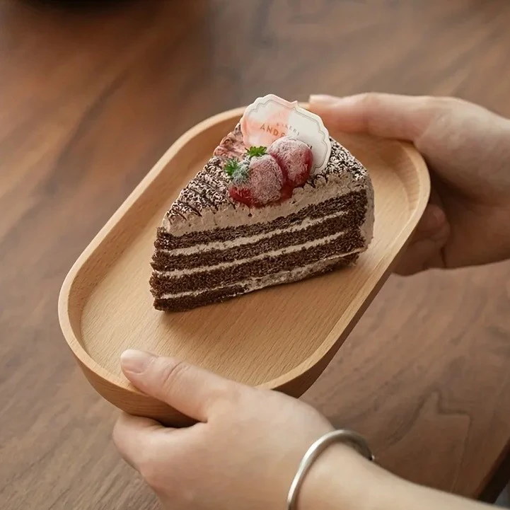 Wooden Dessert Plate
