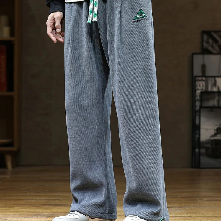 Corduroy Wide Leg Sweatpants