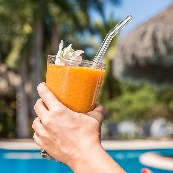 Reusable Glass Straws