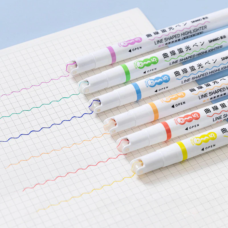 Curved Line Roller Pens