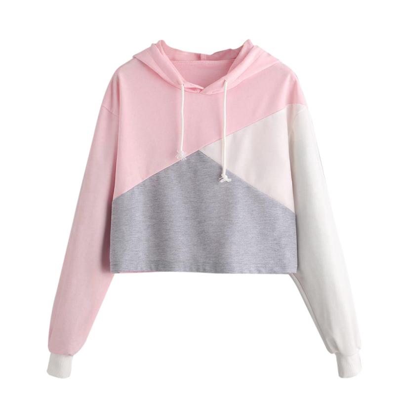 pastel colorblock hoodie