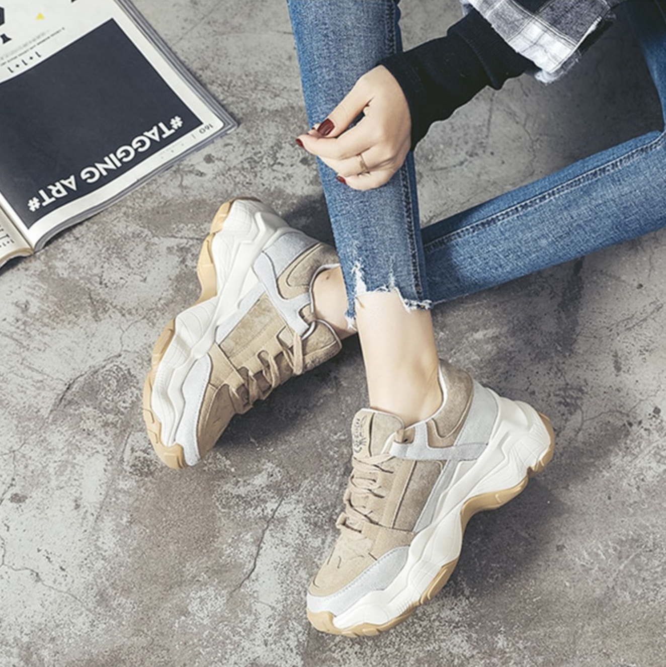 Girls Chunky Trainers