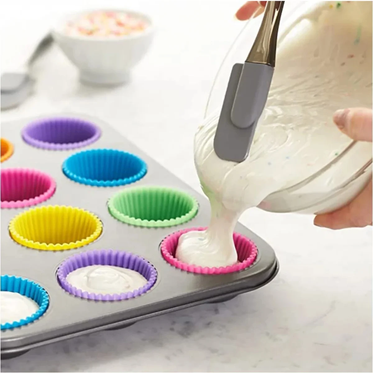 Silicone Cupcake Molds