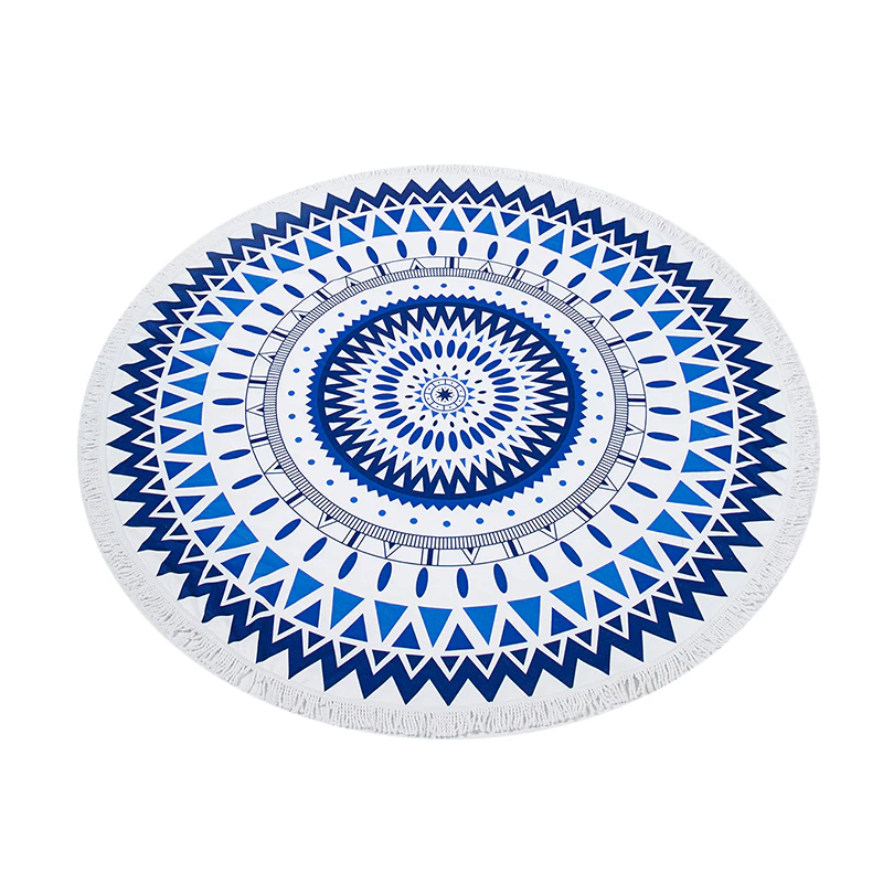 Mandala Round Beach Towel