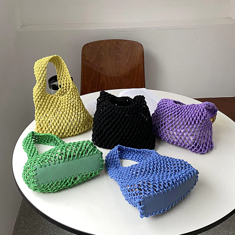 Crochet Fishnet Handbag