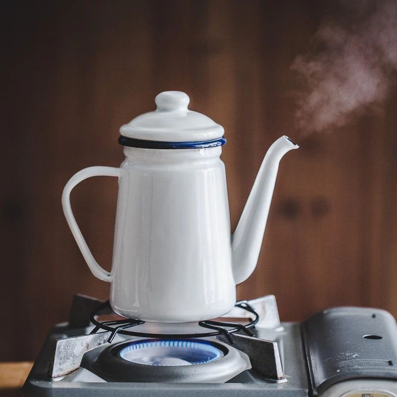 Enamel Coffee Pot