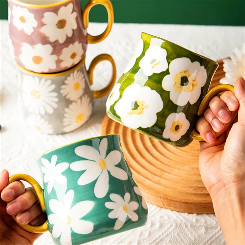 Large Flower Mug