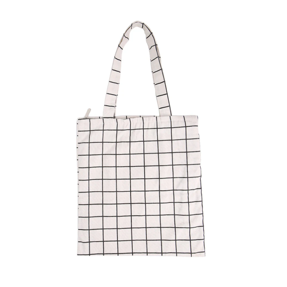 Grid Pattern Tote