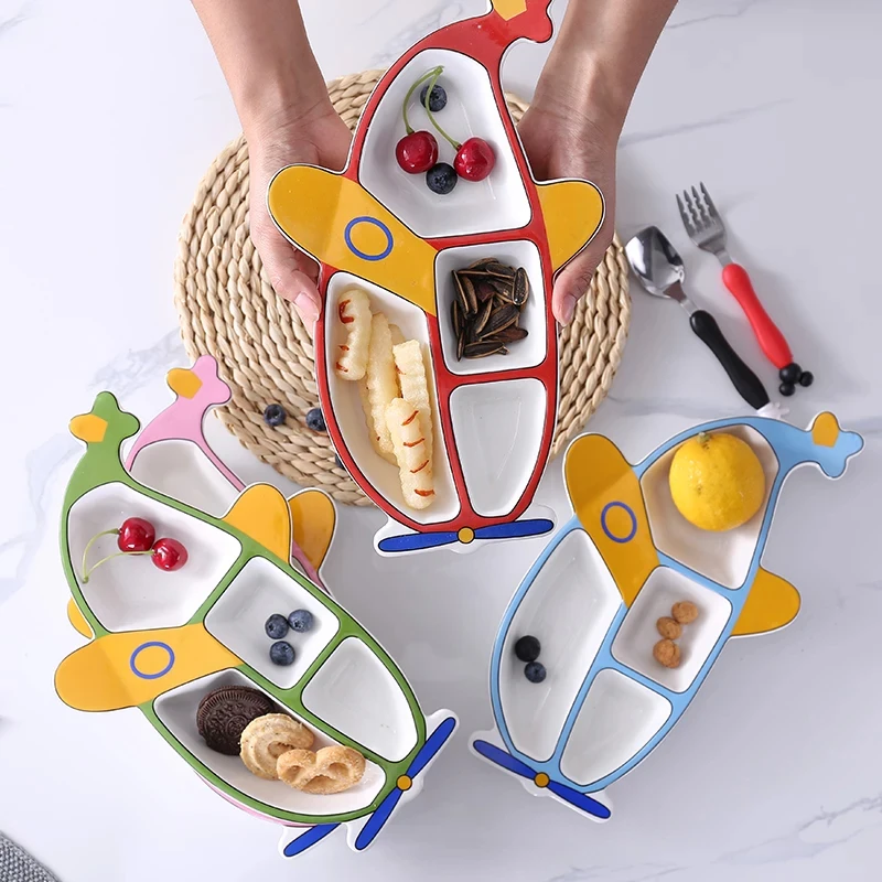 Kids Aeroplane Serving Dish