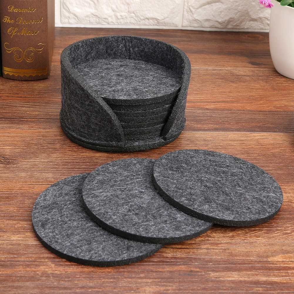 Felt Coasters with Holder