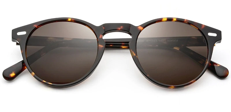 Vintage Polarized Keyhole Sunglasses