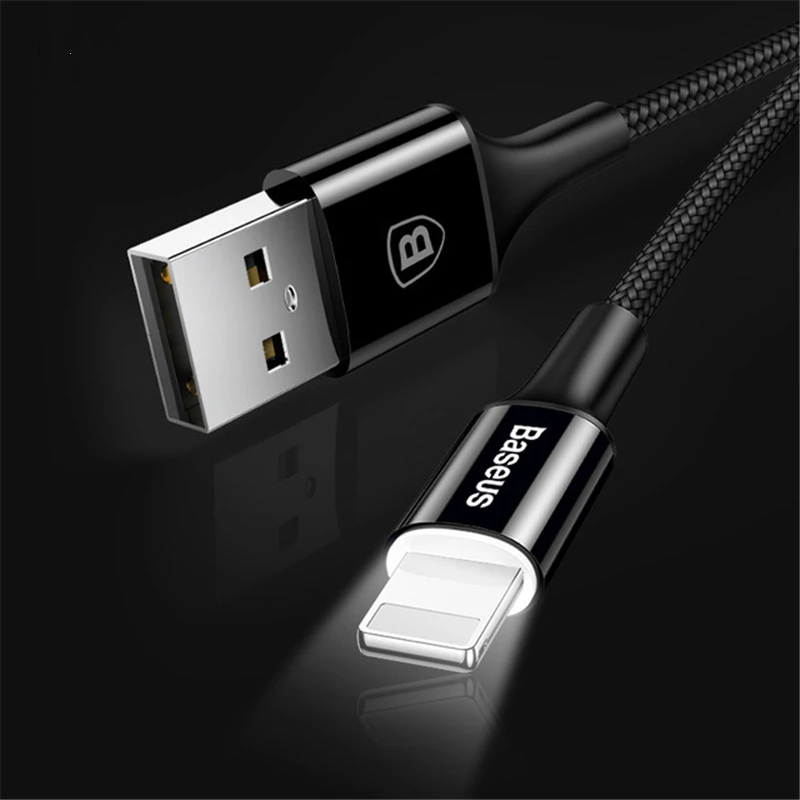 iPhone Charge Cable with LED Guide Light