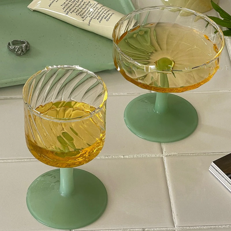 Retro Champagne Glasses