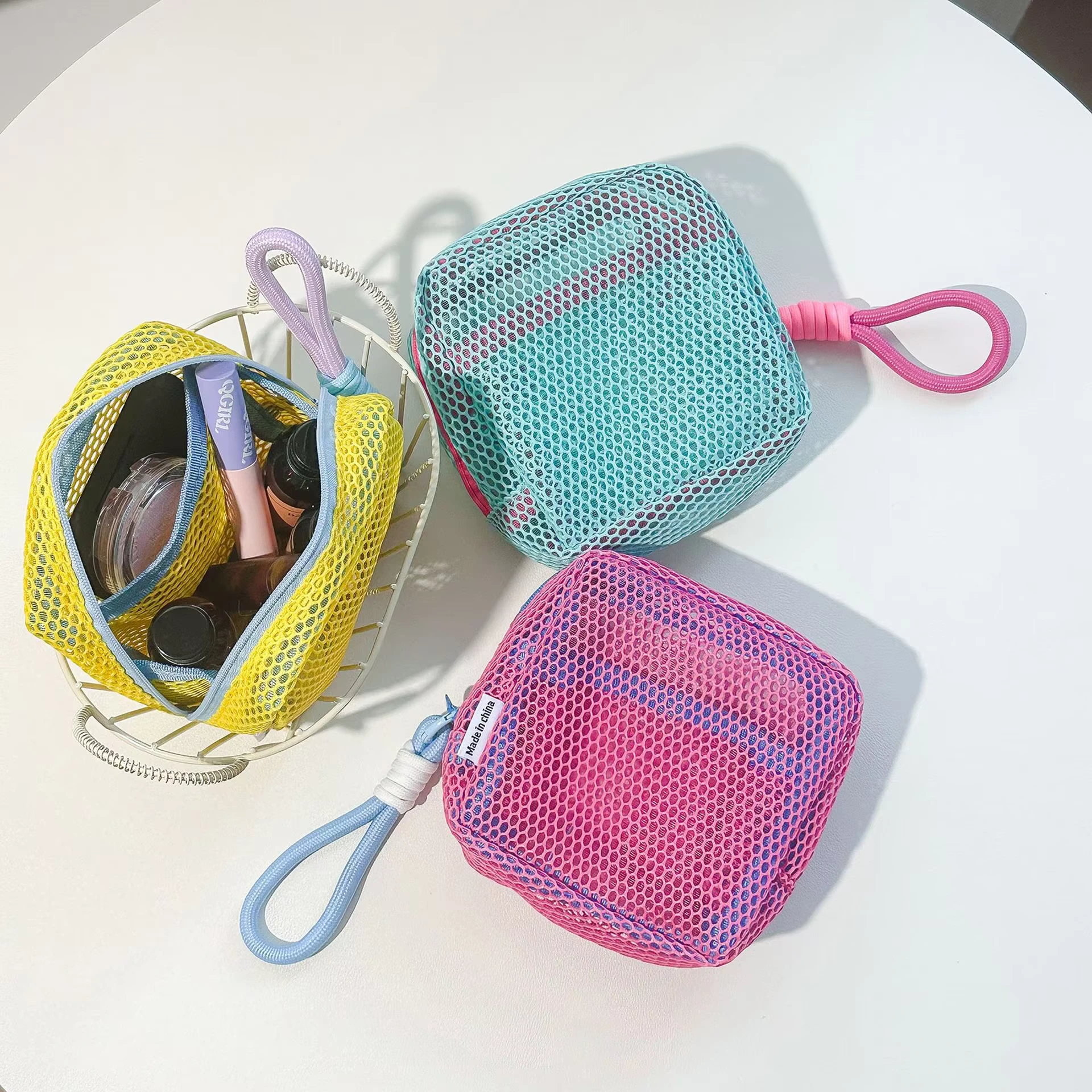 Mesh Cosmetic Bag