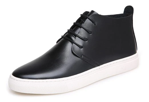Mens Leather Mid Boots