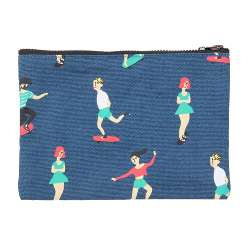Painted Canvas Pouch