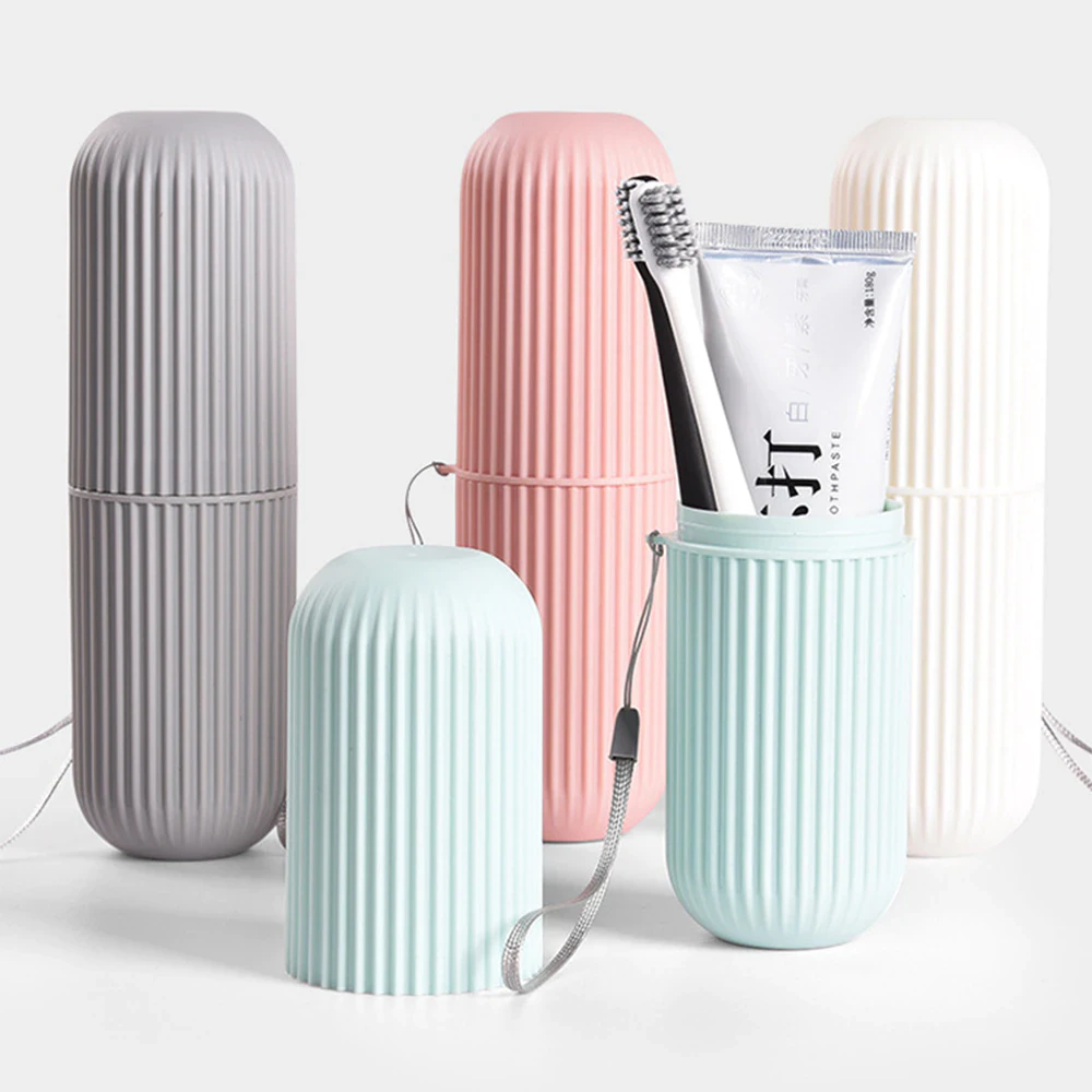 Portable Capsule Toothbrush Case