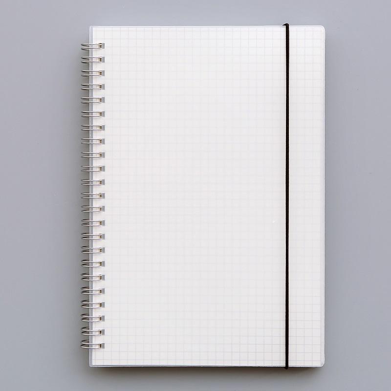 Spiral Bound Clear Gridded Notebook