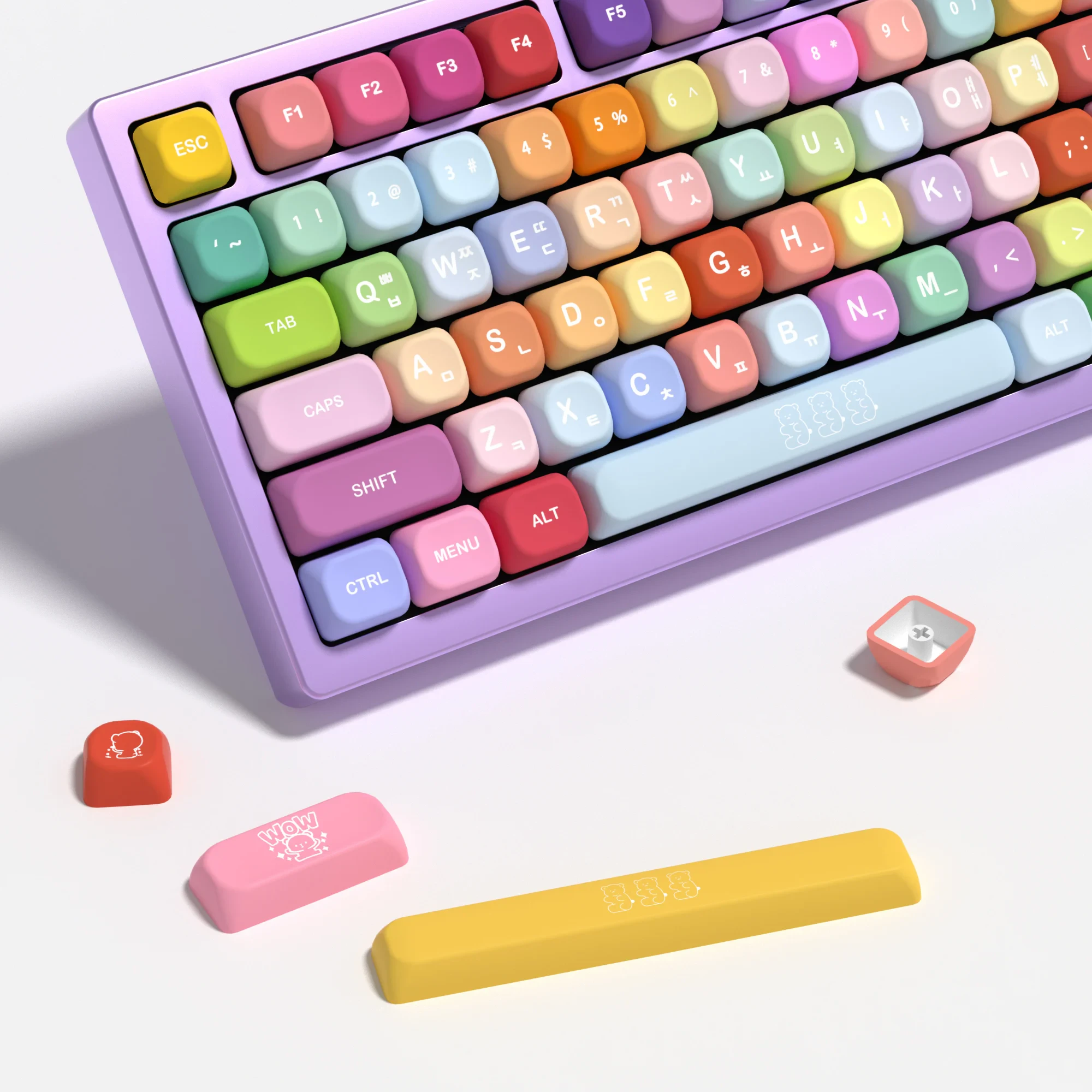 Gummy Keycaps Set